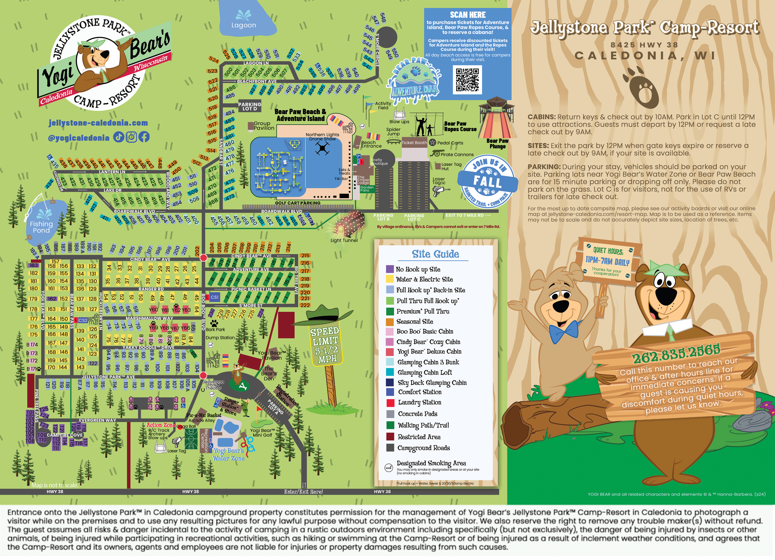 Jellystone caledonia sales